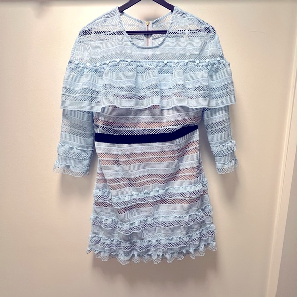 Self Portrait patterned mini dress - Picture 1 of 3